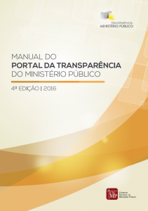 Clique para ver a nova edição do Manual do Portal da Transparência do MP.