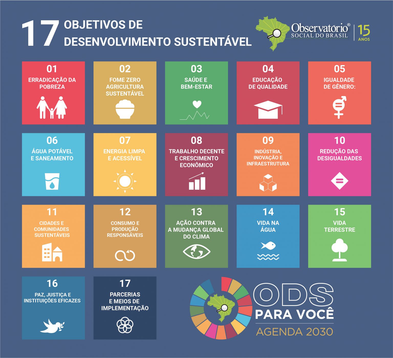 Observatório Social Do Brasil Ods Pra Você Objetivos De Desenvolvimento Sustentável Agenda 2030